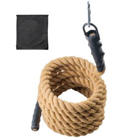 Gym Climbing Rope, 1.5" Diameter 20 ft Length Gym Fitness Training Rope, Gym Exercise Workout Rope for Adults